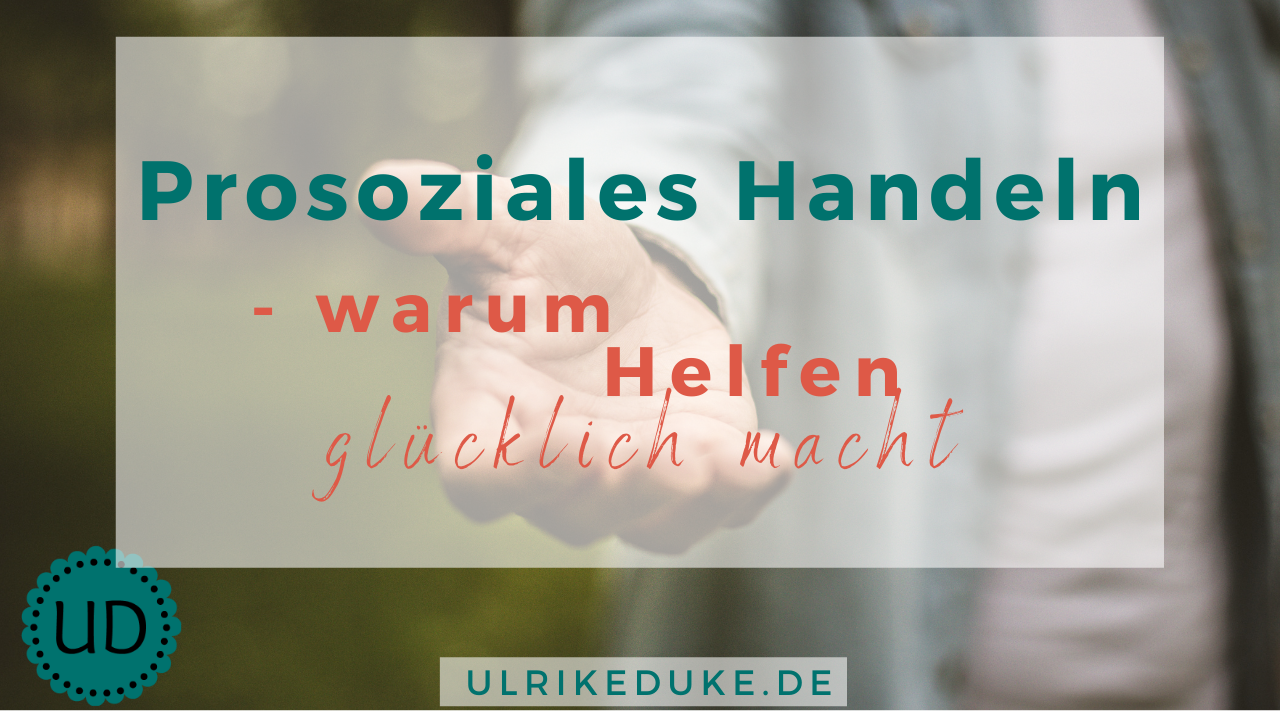 Read more about the article Prosoziales Handeln – warum Helfen glücklich macht